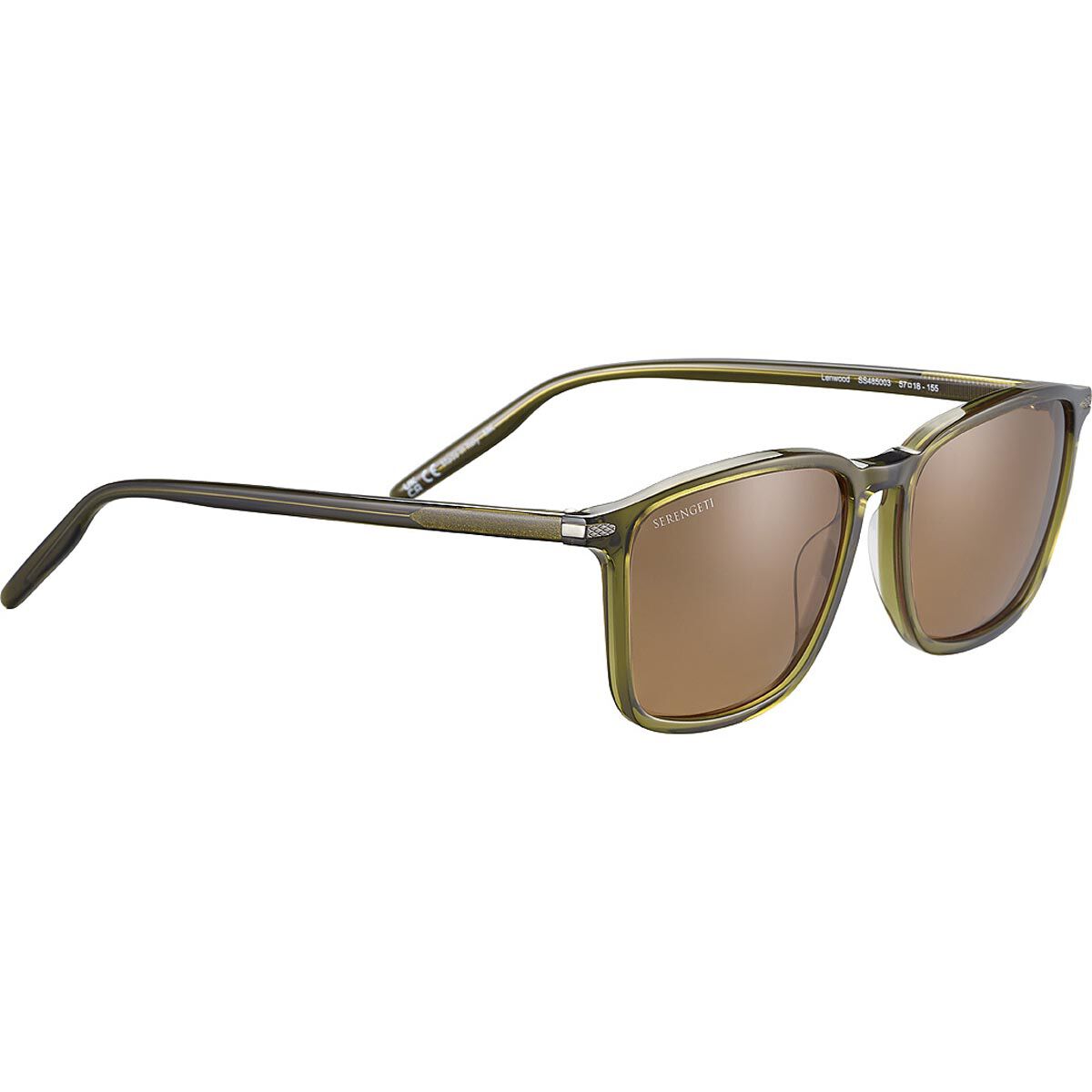 LENWOOD, Shiny Crystal Dark Green-Mineral Polarized Drivers Cat 2 to 3, hi-res image number null